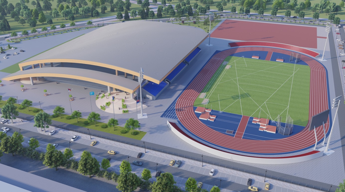 ATHLETIC STADIUM AND ATHLETIC HALL